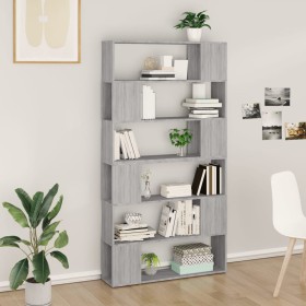 Sonoma graues Regal/Raumteiler 100x24x188 cm von vidaXL, Bücherregale und Regale - Ref: Foro24-3187604, Preis: 112,99 €, Raba...