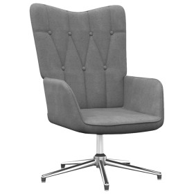 Silla de relajación de tela gris oscuro de vidaXL, Sillones - Ref: Foro24-327590, Precio: 95,99 €, Descuento: %