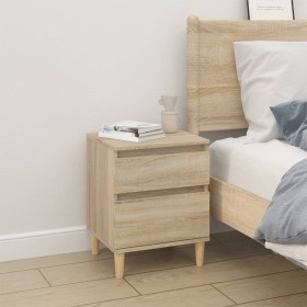 Oak Sonoma bedside table 40x35x50 cm by vidaXL, Lockers and storage cabinets - Ref: Foro24-821832, Price: 48,29 €, Discount: %