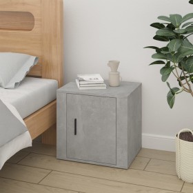 Bedside table in concrete gray color, 50x39x47 cm by vidaXL, Lockers and storage cabinets - Ref: Foro24-816696, Price: 44,60 ...