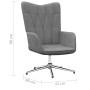 Silla de relajación de tela gris oscuro de vidaXL, Sillones - Ref: Foro24-327590, Precio: 95,82 €, Descuento: %