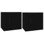 Nightstands 2 units black color 50x39x47 cm by vidaXL, Lockers and storage cabinets - Ref: Foro24-816691, Price: 43,75 €, Dis...