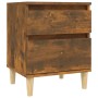 Smoked oak bedside table 40x35x50 cm by vidaXL, Lockers and storage cabinets - Ref: Foro24-821836, Price: 28,73 €, Discount: %