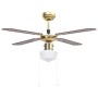 Ceiling fan with brown lamp 106 cm by vidaXL, Ceiling fans - Ref: Foro24-51486, Price: 97,01 €, Discount: %