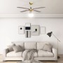 Ceiling fan with brown lamp 106 cm by vidaXL, Ceiling fans - Ref: Foro24-51486, Price: 97,01 €, Discount: %