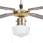 Ceiling fan with brown lamp 106 cm by vidaXL, Ceiling fans - Ref: Foro24-51486, Price: 97,01 €, Discount: %