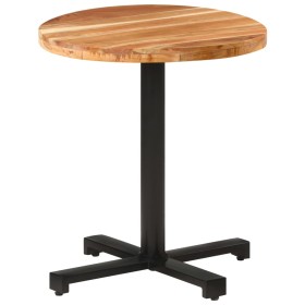 Mesa de bistró redonda madera maciza de mango Ø70x75 cm de vidaXL, Mesas de cocina y de comedor - Ref: Foro24-320279, Precio:...