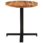 Mesa de bistró redonda madera maciza de mango Ø70x75 cm de vidaXL, Mesas de cocina y de comedor - Ref: Foro24-320279, Precio:...