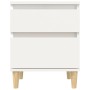 White bedside table 40x35x50 cm by vidaXL, Lockers and storage cabinets - Ref: Foro24-821826, Price: 51,99 €, Discount: %