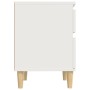 White bedside table 40x35x50 cm by vidaXL, Lockers and storage cabinets - Ref: Foro24-821826, Price: 51,99 €, Discount: %