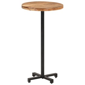 Runder Bartisch aus massivem Mangoholz Ø60x110 cm von vidaXL, Küchen- und Esstische - Ref: Foro24-320285, Preis: 135,99 €, Ra...