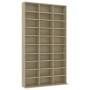 Plywood CD cabinet Sonoma 102x16x177.5 cm by vidaXL, CD and DVD storage - Ref: Foro24-801781, Price: 116,92 €, Discount: %