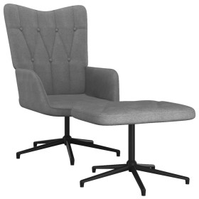 Dunkelgrauer Stoff-Entspannungssessel mit Fußstütze von vidaXL, Sessel - Ref: Foro24-327579, Preis: 88,99 €, Rabatt: %