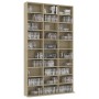 Plywood CD cabinet Sonoma 102x16x177.5 cm by vidaXL, CD and DVD storage - Ref: Foro24-801781, Price: 116,92 €, Discount: %