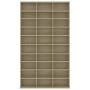 Plywood CD cabinet Sonoma 102x16x177.5 cm by vidaXL, CD and DVD storage - Ref: Foro24-801781, Price: 116,92 €, Discount: %