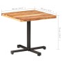 Quadratischer Bistrotisch aus massivem Akazienholz 80x80x75 cm von vidaXL, Küchen- und Esstische - Ref: Foro24-320280, Preis:...