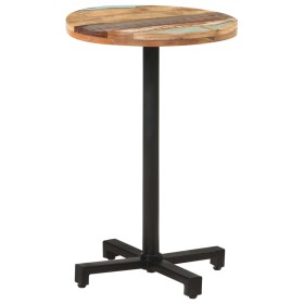 Round bistro table made of recycled solid wood Ø50x75 cm by vidaXL, Kitchen and dining tables - Ref: Foro24-320287, Price: 11...