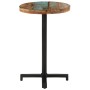 Round bistro table made of recycled solid wood Ø50x75 cm by vidaXL, Kitchen and dining tables - Ref: Foro24-320287, Price: 11...