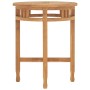 Solid teak wood bistro table Ø60x75.5 cm by vidaXL, Kitchen and dining tables - Ref: Foro24-315463, Price: 138,61 €, Discount: %