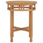 Solid teak wood bistro table Ø60x75.5 cm by vidaXL, Kitchen and dining tables - Ref: Foro24-315463, Price: 144,05 €, Discount: %