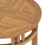 Bistrotisch aus massivem Teakholz Ø60x75,5 cm von vidaXL, Küchen- und Esstische - Ref: Foro24-315463, Preis: 138,61 €, Rabatt: %