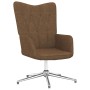 Silla de relajación con reposapiés tela gris taupe de vidaXL, Sillones - Ref: Foro24-327609, Precio: 91,99 €, Descuento: %