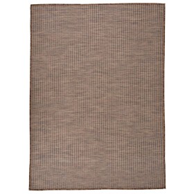 Alfombra de exterior de tejido plano marrón 200x280 cm de vidaXL, Alfombras - Ref: Foro24-340791, Precio: 93,99 €, Descuento: %