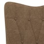 Silla de relajación con reposapiés tela gris taupe de vidaXL, Sillones - Ref: Foro24-327609, Precio: 91,99 €, Descuento: %