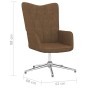 Silla de relajación con reposapiés tela gris taupe de vidaXL, Sillones - Ref: Foro24-327609, Precio: 91,99 €, Descuento: %