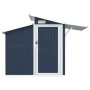 Garden shed anthracite galvanized steel 270x130x208.5cm by vidaXL, Sheds - Ref: Foro24-316244, Price: 316,58 €, Discount: %