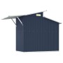 Garden shed anthracite galvanized steel 270x130x208.5cm by vidaXL, Sheds - Ref: Foro24-316244, Price: 316,58 €, Discount: %