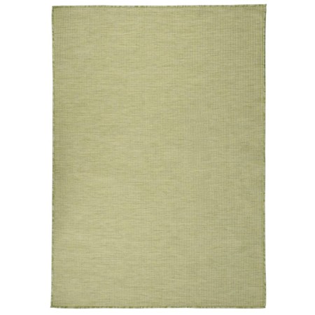 Alfombra de exterior de tejido plano verde 200x280 cm de vidaXL, Alfombras - Ref: Foro24-340812, Precio: 81,05 €, Descuento: %