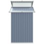 Garden shed gray galvanized steel 270x130x208.5 cm by vidaXL, Sheds - Ref: Foro24-316243, Price: 322,07 €, Discount: %