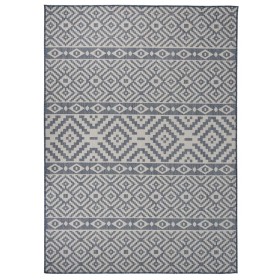 Blue striped flat weave outdoor rug 200x280 cm by vidaXL, Rugs - Ref: Foro24-340840, Price: 82,99 €, Discount: %