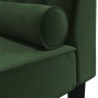 Diwansofa mit dunkelgrünem Samtkopfkissen von vidaXL, Sofas - Ref: Foro24-340716, Preis: 147,77 €, Rabatt: %