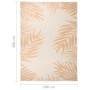 Leaf printed flat woven outdoor rug 200x280 cm by vidaXL, Rugs - Ref: Foro24-340861, Price: 82,57 €, Discount: %