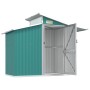 Green galvanized steel garden shed 270x130x208.5 cm by vidaXL, Sheds - Ref: Foro24-316242, Price: 287,10 €, Discount: %