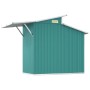 Green galvanized steel garden shed 270x130x208.5 cm by vidaXL, Sheds - Ref: Foro24-316242, Price: 287,10 €, Discount: %