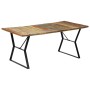 Mesa de comedor de madera maciza reciclada 180x90x76 cm de vidaXL, Mesas de cocina y de comedor - Ref: Foro24-247946, Precio:...