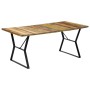 Mesa de comedor de madera maciza reciclada 180x90x76 cm de vidaXL, Mesas de cocina y de comedor - Ref: Foro24-247946, Precio:...