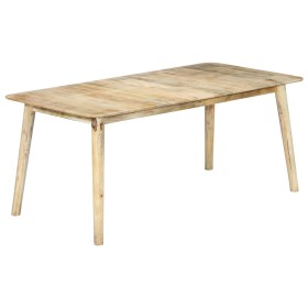 Solid mango wood dining table 180x90x76 cm by vidaXL, Kitchen and dining tables - Ref: Foro24-282720, Price: 333,85 €, Discou...