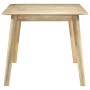 Mesa de comedor de madera maciza de mango 180x90x76 cm de vidaXL, Mesas de cocina y de comedor - Ref: Foro24-282720, Precio: ...