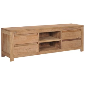 Solid teak TV cabinet 115x30x40 cm by vidaXL, TV Furniture - Ref: Foro24-282846, Price: 237,51 €, Discount: %