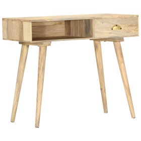 Mesa consola de madera maciza de mango 90x45x75 cm de vidaXL, Mesas auxiliares - Ref: Foro24-286180, Precio: 139,11 €, Descue...