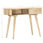 Mesa consola de madera maciza de mango 90x45x75 cm de vidaXL, Mesas auxiliares - Ref: Foro24-286180, Precio: 138,38 €, Descue...