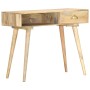 Mesa consola de madera maciza de mango 90x45x75 cm de vidaXL, Mesas auxiliares - Ref: Foro24-286180, Precio: 138,38 €, Descue...