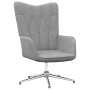 Silla de relajación de tela gris claro de vidaXL, Sillones - Ref: Foro24-327589, Precio: 90,67 €, Descuento: %