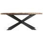 Recycled solid wood dining table 180x90x76 cm by vidaXL, Kitchen and dining tables - Ref: Foro24-285966, Price: 390,07 €, Dis...