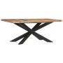 Recycled solid wood dining table 180x90x76 cm by vidaXL, Kitchen and dining tables - Ref: Foro24-285966, Price: 390,07 €, Dis...