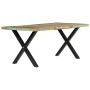 Mesa de comedor de madera maciza reciclada 180x90x76 cm de vidaXL, Mesas de cocina y de comedor - Ref: Foro24-283782, Precio:...